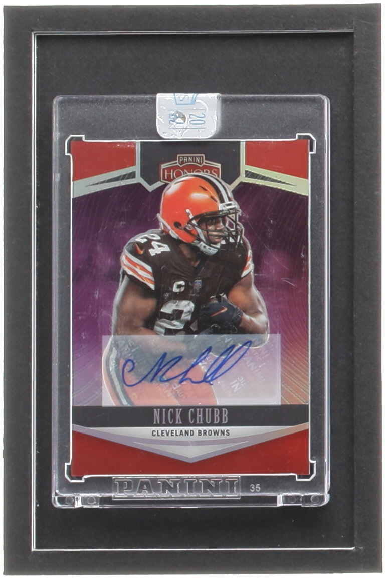 Nick Chubb 2022 Panini Honors Signatures Purple #5 #07/10 at PristineAuction.com Nick Chubb 2022 Panini Honors Signatures Purple #5 #07/10 at PristineAuction.com