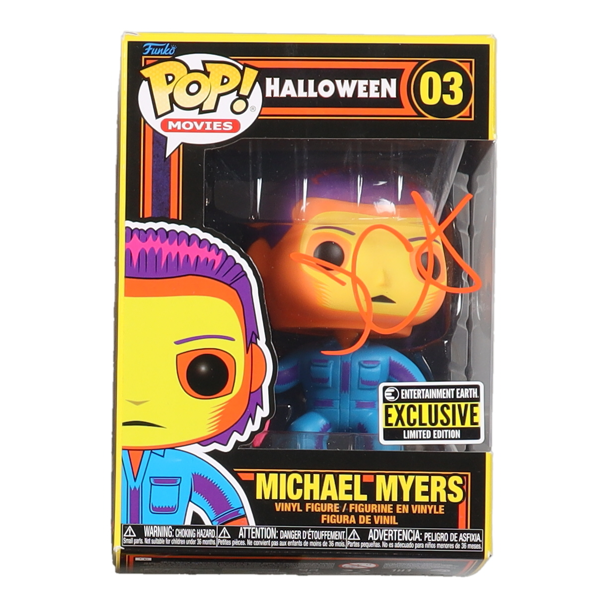 John Carpenter Signed "Halloween" #03 Michael Myers Funko Pop! Vinyl Figure (JSA) at PristineAuction.com John Carpenter Signed "Halloween" #03 Michael Myers Funko Pop! Vinyl Figure (JSA) at PristineAuction.com