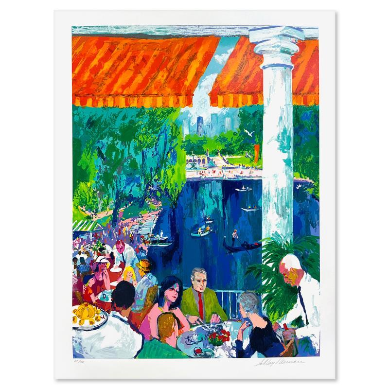 LeRoy Neiman Signed "The Boat House, Central Park" LE Numbered 34x44 Serigraph (PA) at PristineAuction.com LeRoy Neiman Signed "The Boat House, Central Park" LE Numbered 34x44 Serigraph (PA) at PristineAuction.com
