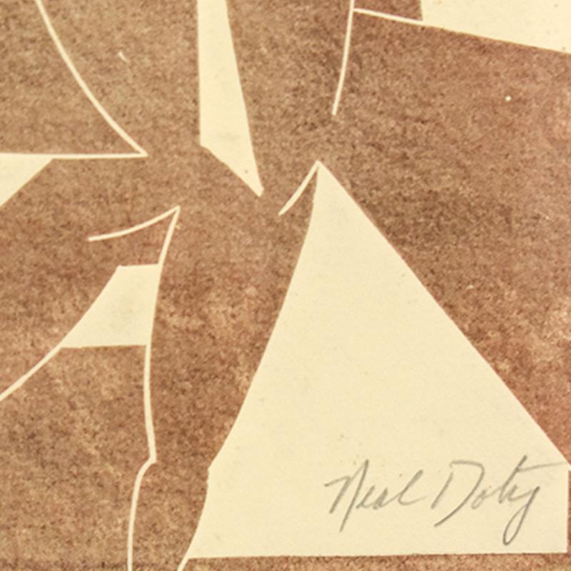 Neal Doty Signed "Mardi Gras" 22x28 Custom Framed One-of-a-Kind Linocut (PA) at PristineAuction.com Neal Doty Signed "Mardi Gras" 22x28 Custom Framed One-of-a-Kind Linocut (PA) at PristineAuction.com