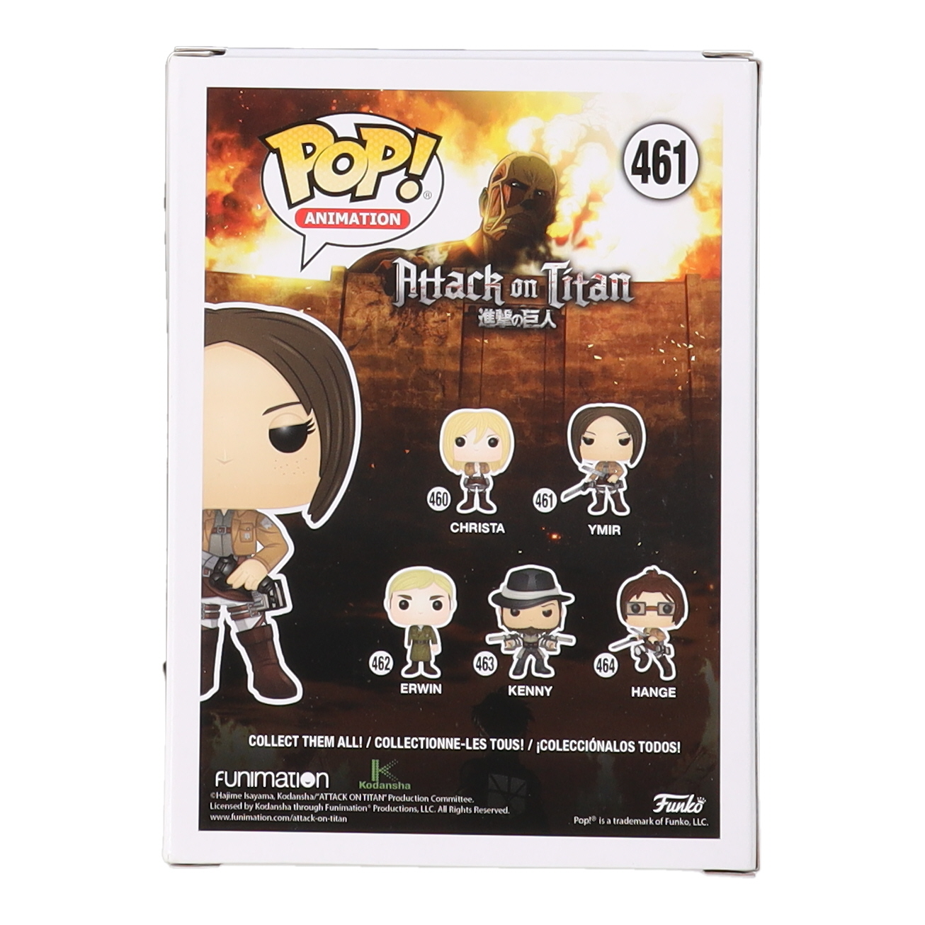 Elizabeth Maxwell Signed "Attack on Titan" #461 Ymir Funko Pop! Vinyl Figure with Inscription (JSA) at PristineAuction.com Elizabeth Maxwell Signed "Attack on Titan" #461 Ymir Funko Pop! Vinyl Figure with Inscription (JSA) at PristineAuction.com