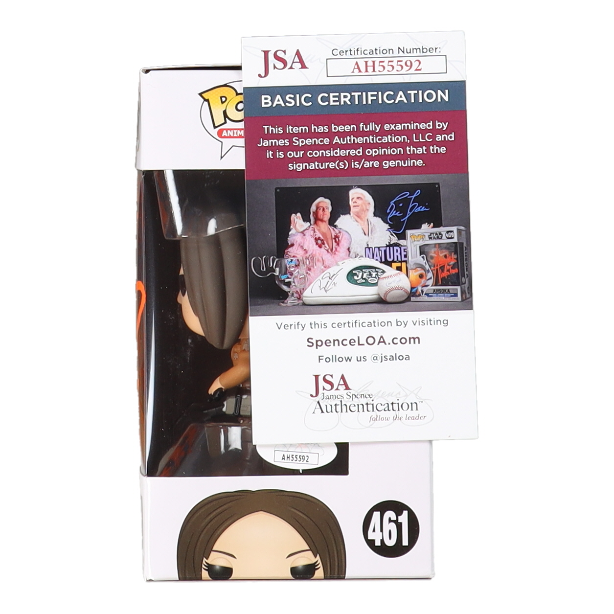 Elizabeth Maxwell Signed "Attack on Titan" #461 Ymir Funko Pop! Vinyl Figure with Inscription (JSA) at PristineAuction.com Elizabeth Maxwell Signed "Attack on Titan" #461 Ymir Funko Pop! Vinyl Figure with Inscription (JSA) at PristineAuction.com