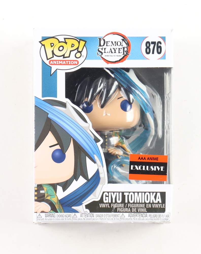 "Demon Slayer" #876 Giyu Tomioka Funko Pop! Vinyl Figure at PristineAuction.com "Demon Slayer" #876 Giyu Tomioka Funko Pop! Vinyl Figure at PristineAuction.com