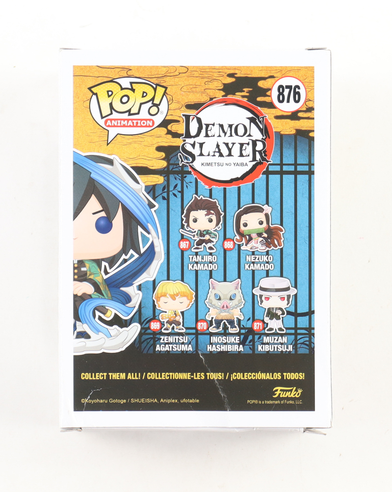 "Demon Slayer" #876 Giyu Tomioka Funko Pop! Vinyl Figure at PristineAuction.com "Demon Slayer" #876 Giyu Tomioka Funko Pop! Vinyl Figure at PristineAuction.com