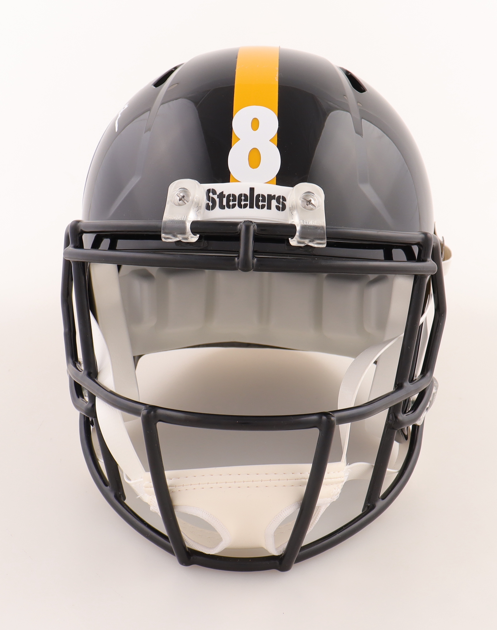 Donnie Shell Signed Steelers Full-Size Speed Helmet Inscribed "HOF 20" & "4X SB Champs" (TSE) at PristineAuction.com Donnie Shell Signed Steelers Full-Size Speed Helmet Inscribed "HOF 20" & "4X SB Champs" (TSE) at PristineAuction.com