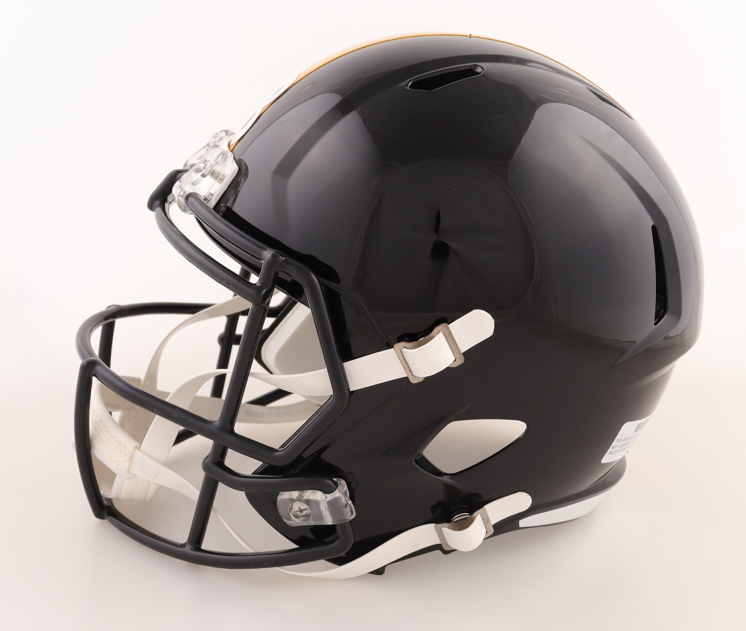 Donnie Shell Signed Steelers Full-Size Speed Helmet Inscribed "HOF 20" & "4X SB Champs" (TSE) at PristineAuction.com Donnie Shell Signed Steelers Full-Size Speed Helmet Inscribed "HOF 20" & "4X SB Champs" (TSE) at PristineAuction.com