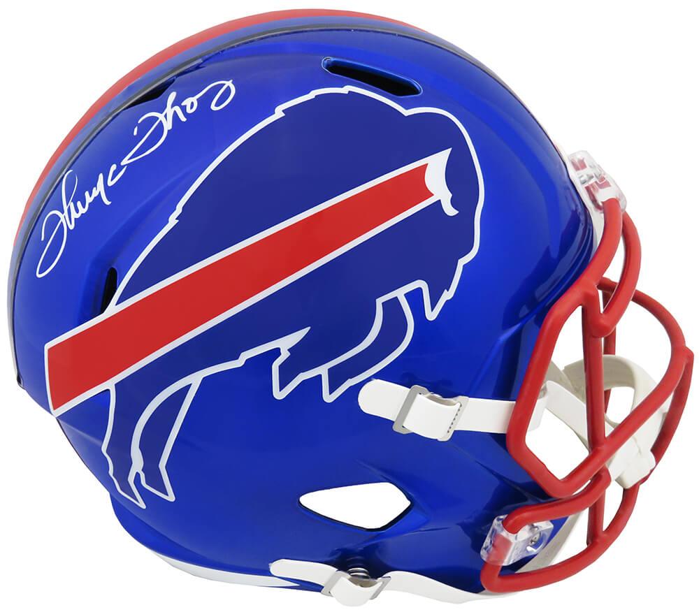 Thurman Thomas Signed Bills Full-Size Flash Alternate Speed Helmet (Schwartz) at PristineAuction.com Thurman Thomas Signed Bills Full-Size Flash Alternate Speed Helmet (Schwartz) at PristineAuction.com