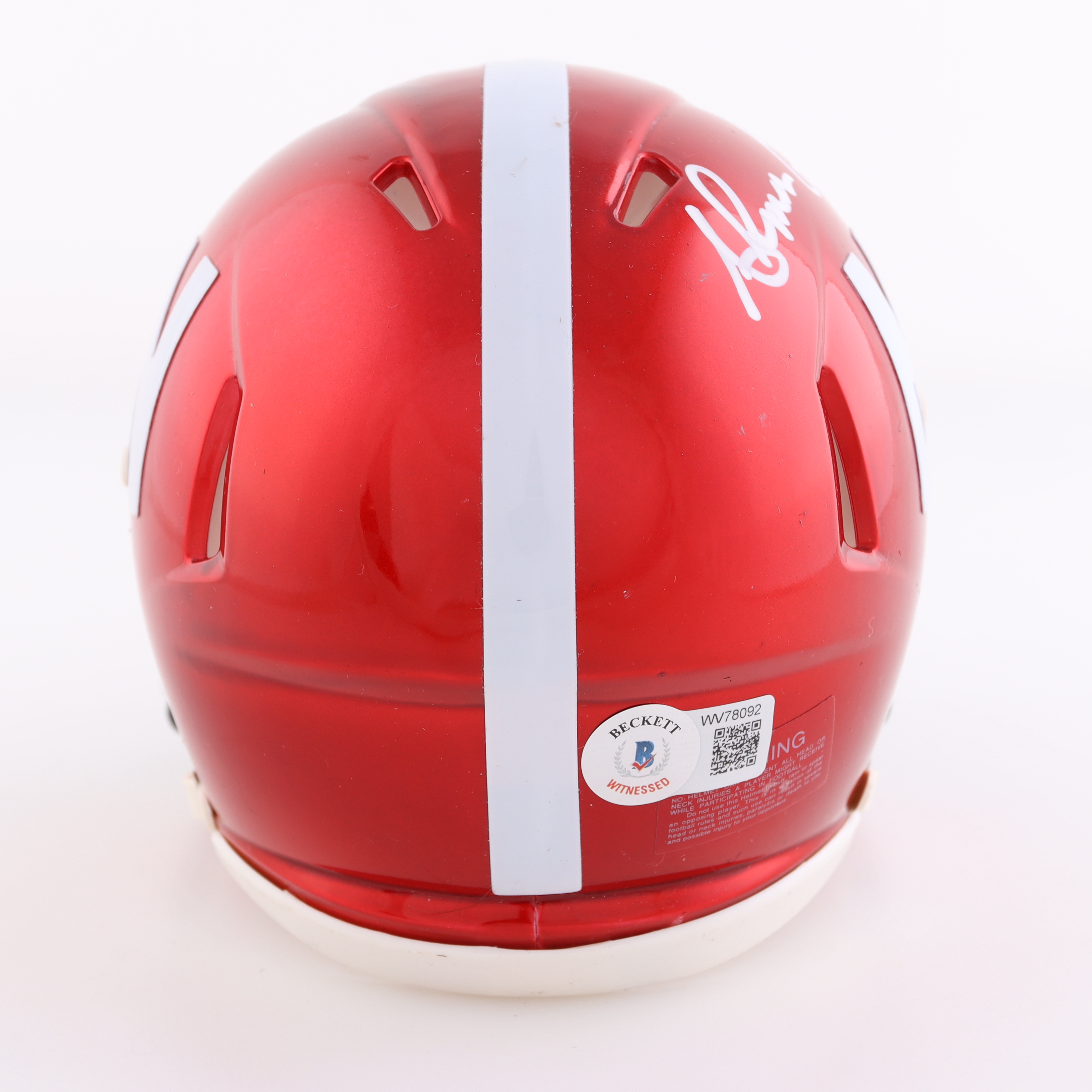 Ahman Green Signed Nebraska Cornhuskers Flash Alternate Speed Mini Helmet (Beckett) (See Description) at PristineAuction.com Ahman Green Signed Nebraska Cornhuskers Flash Alternate Speed Mini Helmet (Beckett) (See Description) at PristineAuction.com