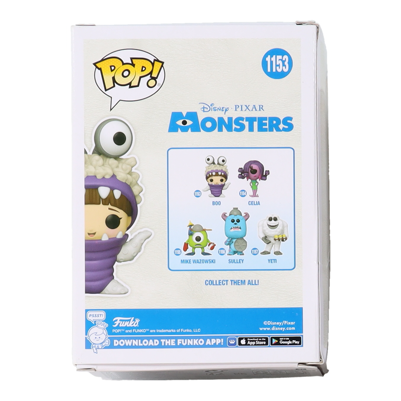 Mary Gibbs Signed "Monsters" #1153 Boo Funko Pop! Vinyl Figure Inscribed "Boo" (JSA) at PristineAuction.com Mary Gibbs Signed "Monsters" #1153 Boo Funko Pop! Vinyl Figure Inscribed "Boo" (JSA) at PristineAuction.com