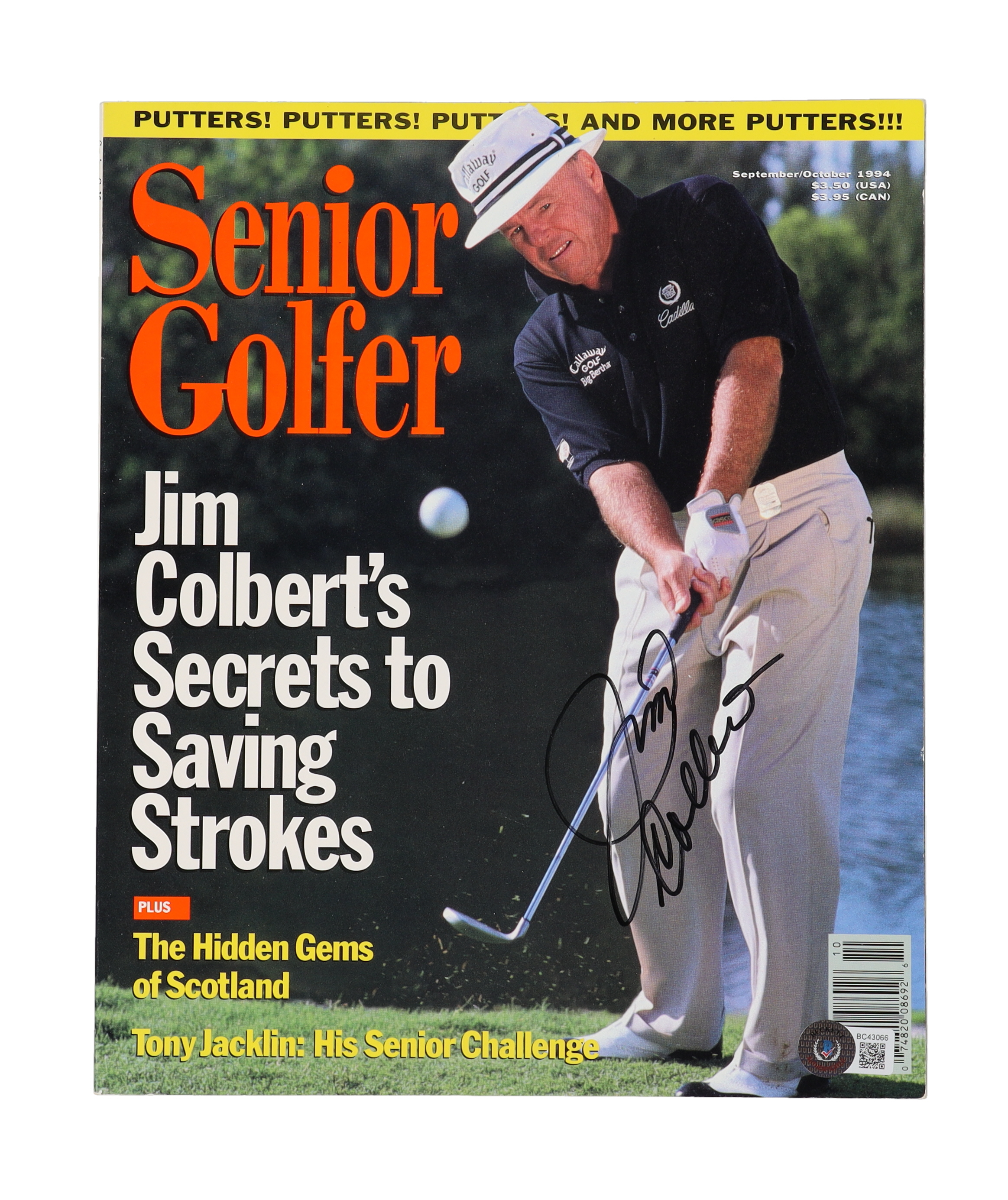 Jim Colbert Signed 1994 Senior Golfer Golf Magazine (Beckett) at PristineAuction.com Jim Colbert Signed 1994 Senior Golfer Golf Magazine (Beckett) at PristineAuction.com
