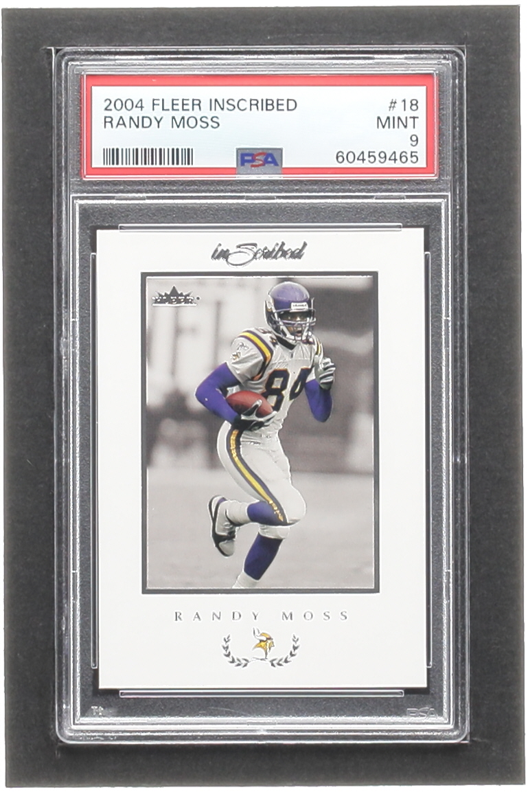 Randy Moss 2004 Fleer Inscribed #18 (PSA 9) at PristineAuction.com Randy Moss 2004 Fleer Inscribed #18 (PSA 9) at PristineAuction.com