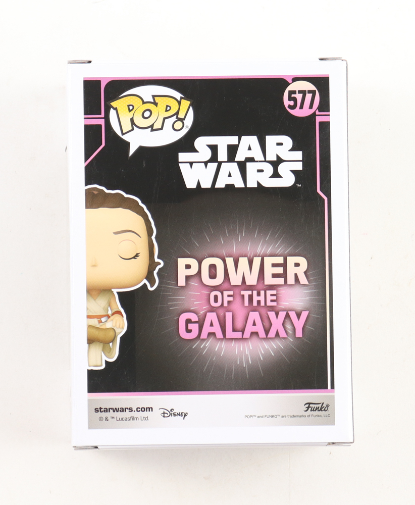 "Star Wars" Power Of The Galaxy: Rey #577 Funko Pop! Bobble-Head Vinyl Figure at PristineAuction.com "Star Wars" Power Of The Galaxy: Rey #577 Funko Pop! Bobble-Head Vinyl Figure at PristineAuction.com