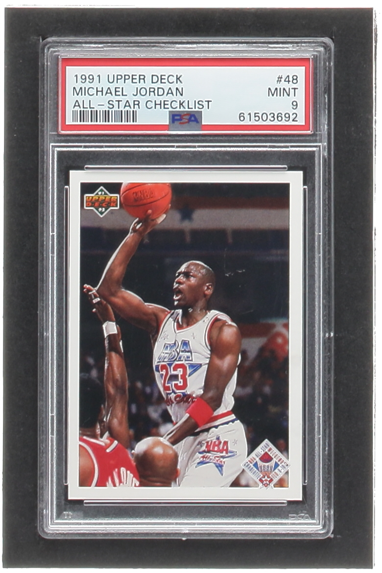 Michael Jordan 1991-92 Upper Deck #48 AS CL (PSA 9) at PristineAuction.com Michael Jordan 1991-92 Upper Deck #48 AS CL (PSA 9) at PristineAuction.com