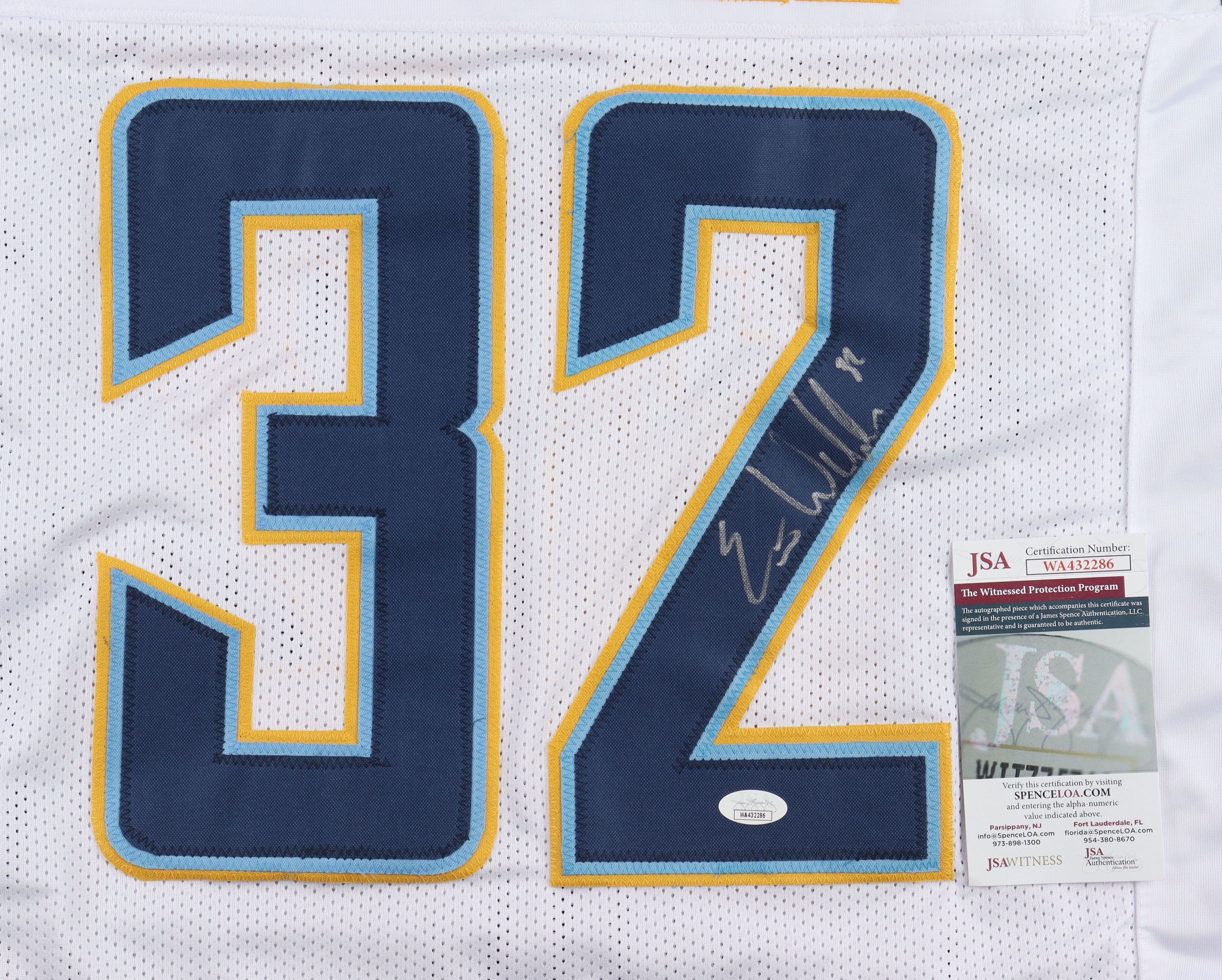 Eric Weddle Signed Jersey (JSA) at PristineAuction.com Eric Weddle Signed Jersey (JSA) at PristineAuction.com