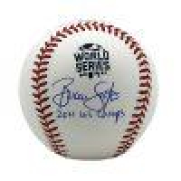 Brian Snitker Signed OML World Series Logo Baseball Inscribed "2021 WS Champs" (Snitker) at PristineAuction.com