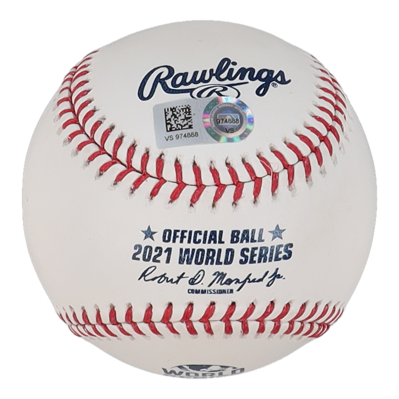 Dansby Swanson Signed 2021 World Series Baseball (MLB) at PristineAuction.com Dansby Swanson Signed 2021 World Series Baseball (MLB) at PristineAuction.com