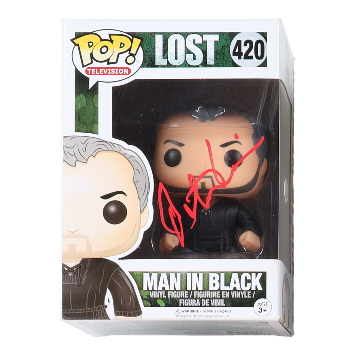 Titus Welliver Signed "Lost" #Man in Black Funko Pop! Vinyl Figure (JSA) at PristineAuction.com Titus Welliver Signed "Lost" #Man in Black Funko Pop! Vinyl Figure (JSA) at PristineAuction.com