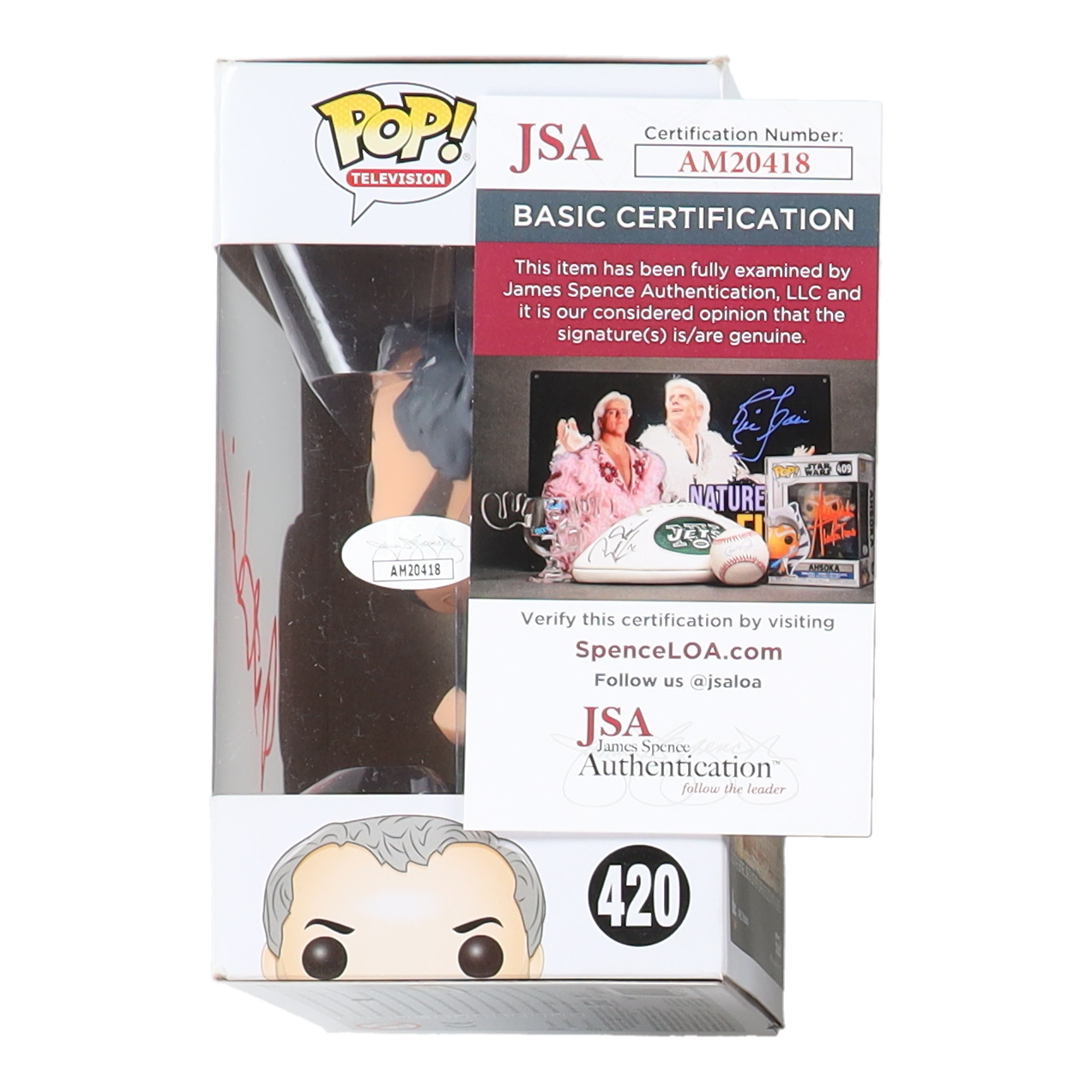 Titus Welliver Signed "Lost" #Man in Black Funko Pop! Vinyl Figure (JSA) at PristineAuction.com Titus Welliver Signed "Lost" #Man in Black Funko Pop! Vinyl Figure (JSA) at PristineAuction.com