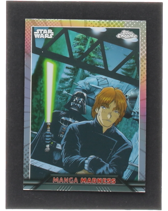 Darth Vader / Luke 2023 Topps Chrome Star Wars Manga Madness #MM4 at PristineAuction.com Darth Vader / Luke 2023 Topps Chrome Star Wars Manga Madness #MM4 at PristineAuction.com