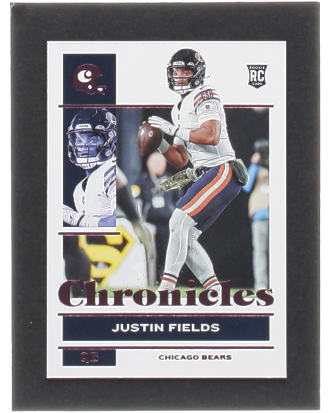 Justin Fields 2021 Panini Chronicles Pink #19 RC at PristineAuction.com Justin Fields 2021 Panini Chronicles Pink #19 RC at PristineAuction.com