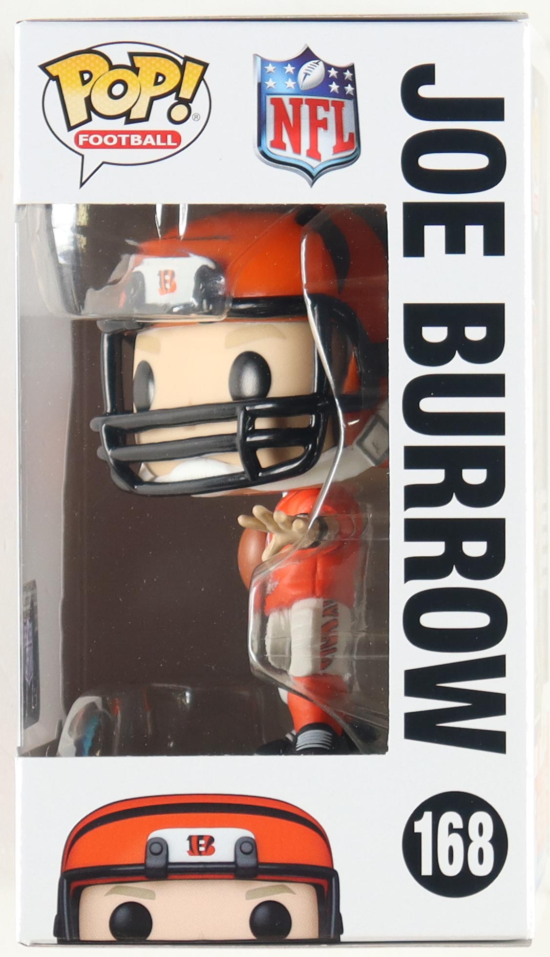 Joe Burrow Bengals #168 Funko Pop! Vinyl Figure at PristineAuction.com Joe Burrow Bengals #168 Funko Pop! Vinyl Figure at PristineAuction.com