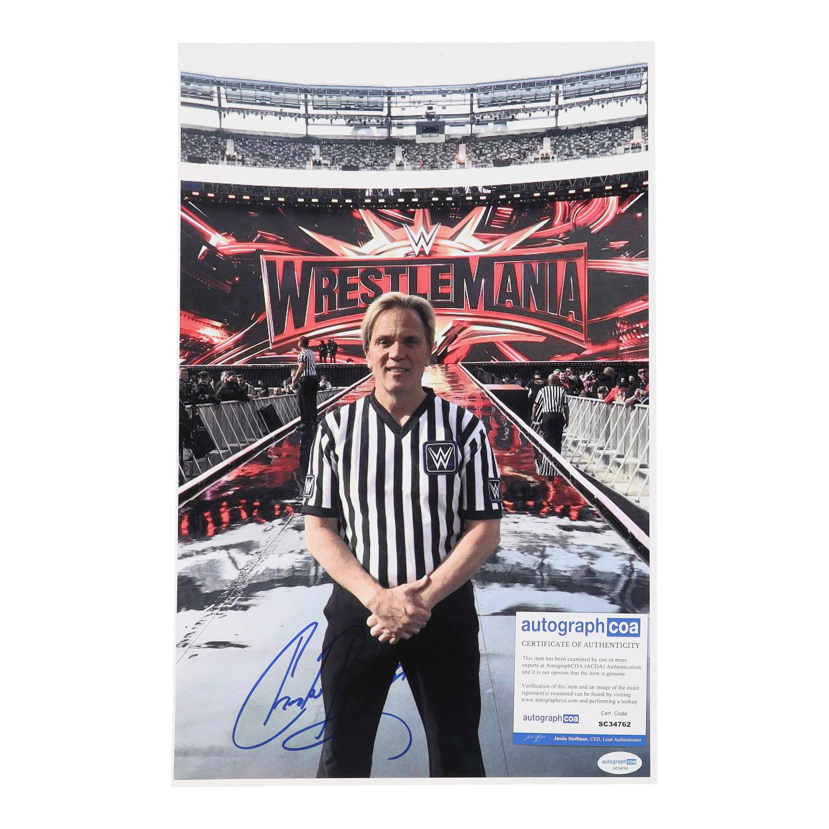 Charles Robinson WWE Signed 11x17 Photo (ACOA) at PristineAuction.com Charles Robinson WWE Signed 11x17 Photo (ACOA) at PristineAuction.com