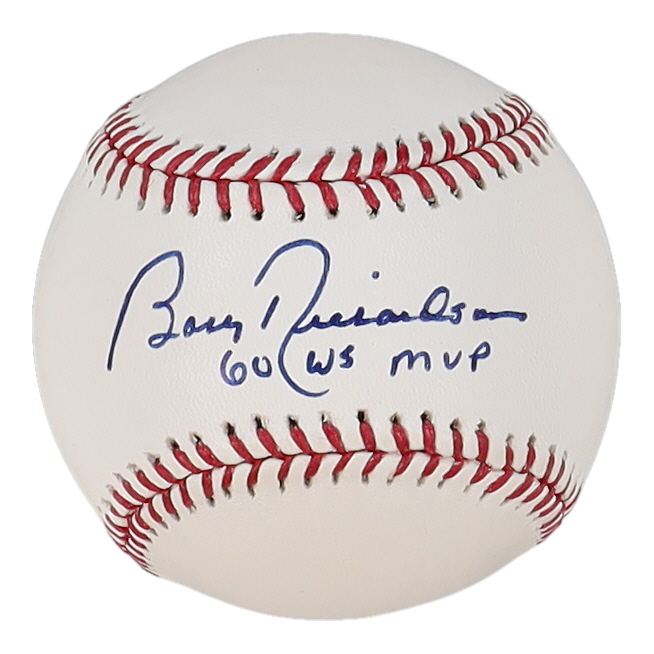 Bobby Richardson Signed Baseball Inscribed "60 WS MVP" (Beckett) at PristineAuction.com Bobby Richardson Signed Baseball Inscribed "60 WS MVP" (Beckett) at PristineAuction.com