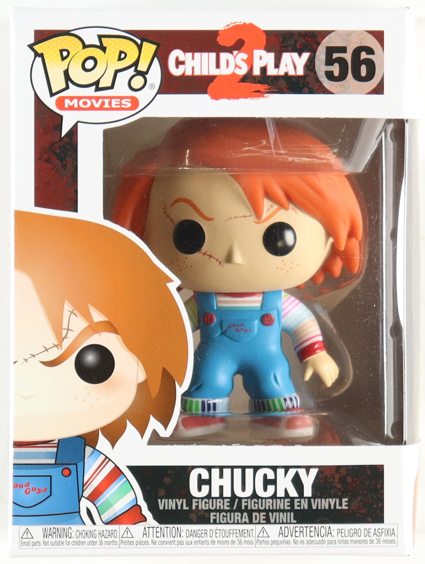 "Child's Play 2" #56 Chucky Funko Pop! Vinyl Figure at PristineAuction.com "Child's Play 2" #56 Chucky Funko Pop! Vinyl Figure at PristineAuction.com