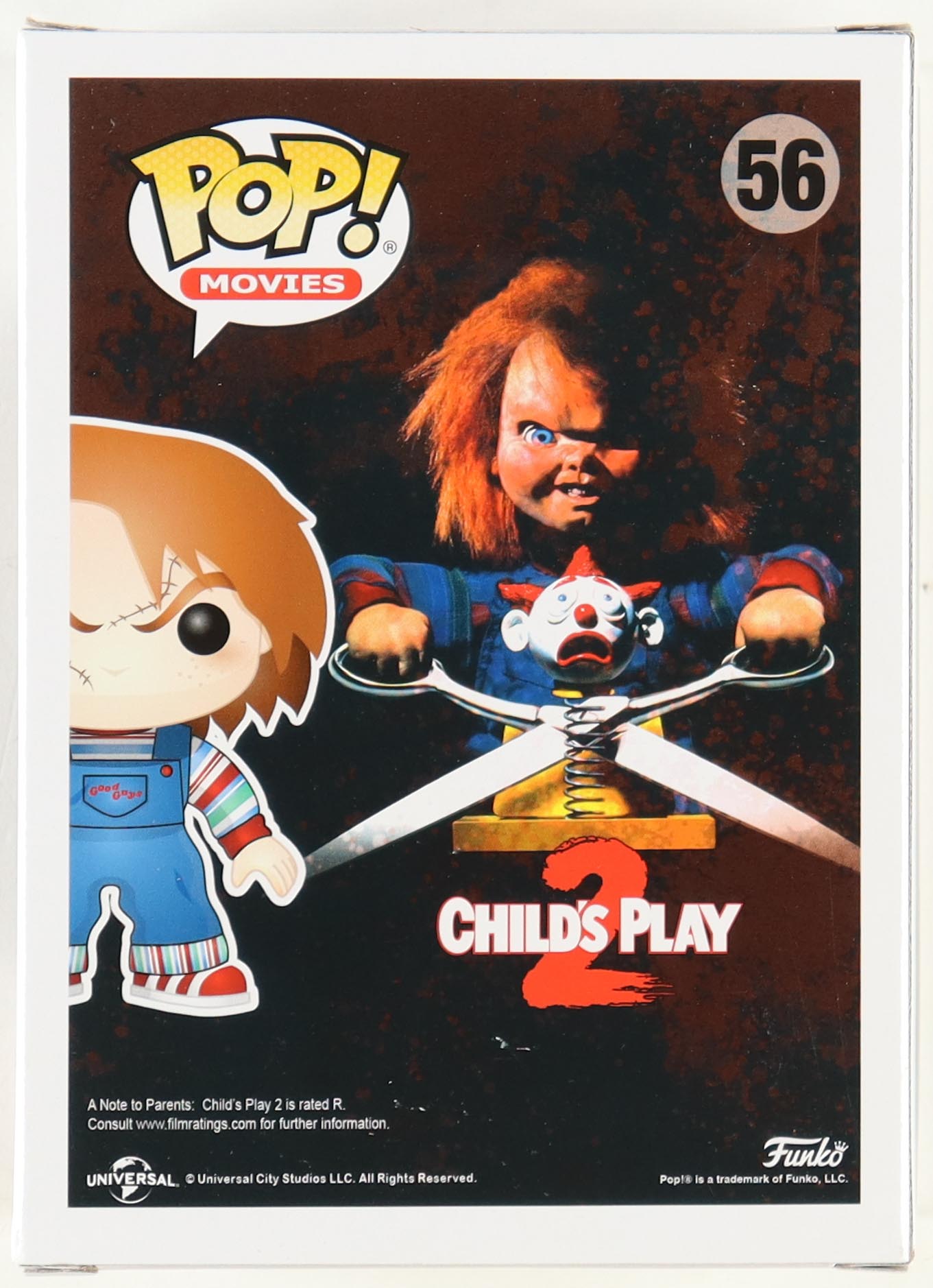 "Child's Play 2" #56 Chucky Funko Pop! Vinyl Figure at PristineAuction.com "Child's Play 2" #56 Chucky Funko Pop! Vinyl Figure at PristineAuction.com