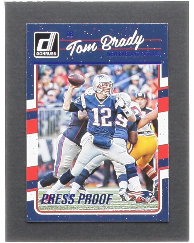 Tom Brady 2016 Donruss Press Proofs Blue #180 at PristineAuction.com Tom Brady 2016 Donruss Press Proofs Blue #180 at PristineAuction.com