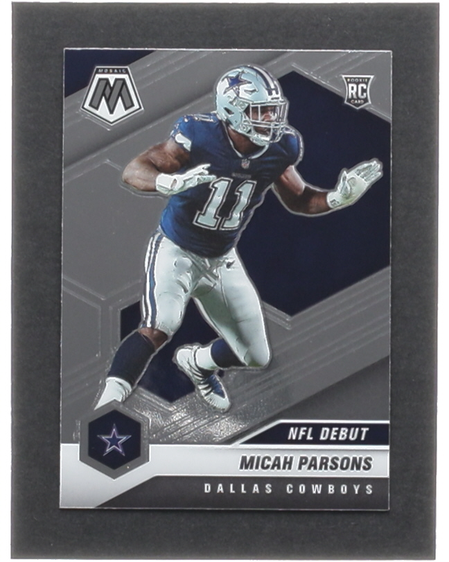 Micah Parsons 2021 Panini Mosaic #257 DEB RC at PristineAuction.com Micah Parsons 2021 Panini Mosaic #257 DEB RC at PristineAuction.com