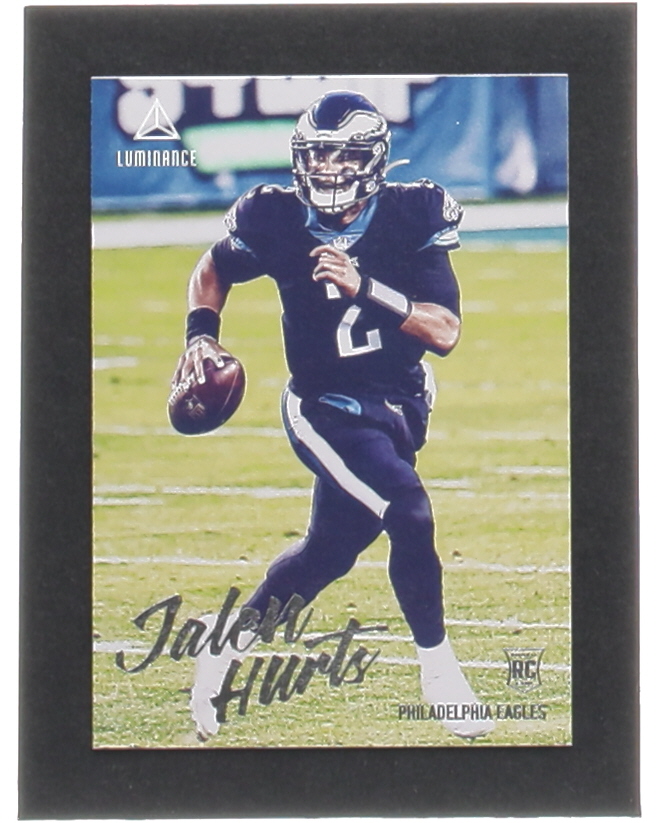 Jalen Hurts 2020 Panini Luminance #210 RC / Chronicles at PristineAuction.com Jalen Hurts 2020 Panini Luminance #210 RC / Chronicles at PristineAuction.com