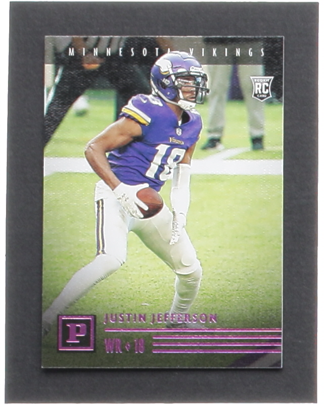 Justin Jefferson 2020 Panini Pink #23 RC at PristineAuction.com Justin Jefferson 2020 Panini Pink #23 RC at PristineAuction.com
