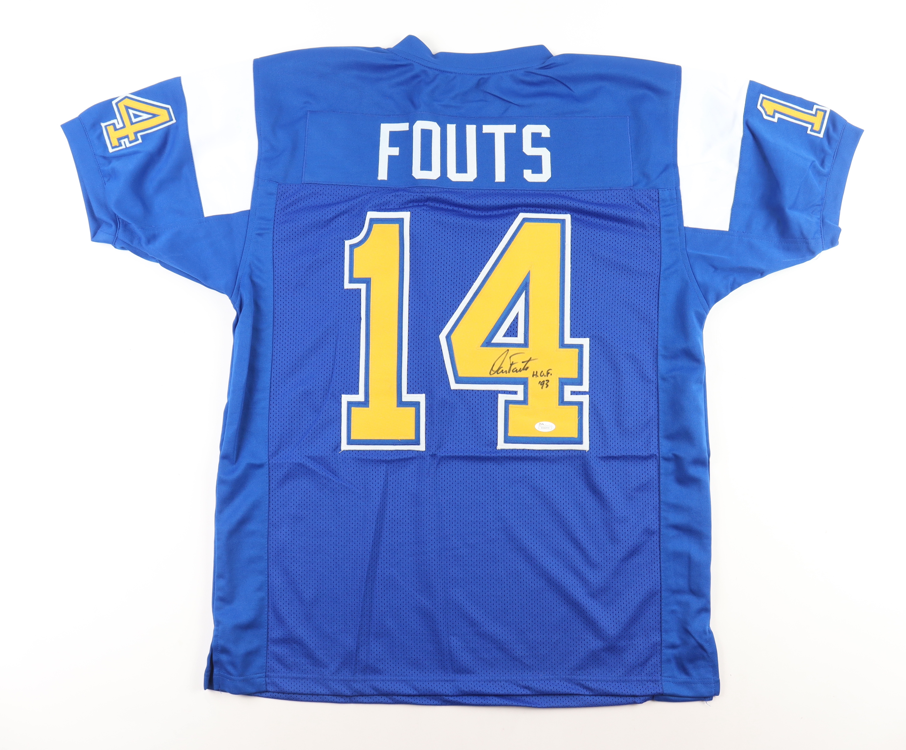 Dan Fouts Signed Jersey Inscribed "H.O.F. '93" (JSA) at PristineAuction.com Dan Fouts Signed Jersey Inscribed "H.O.F. '93" (JSA) at PristineAuction.com