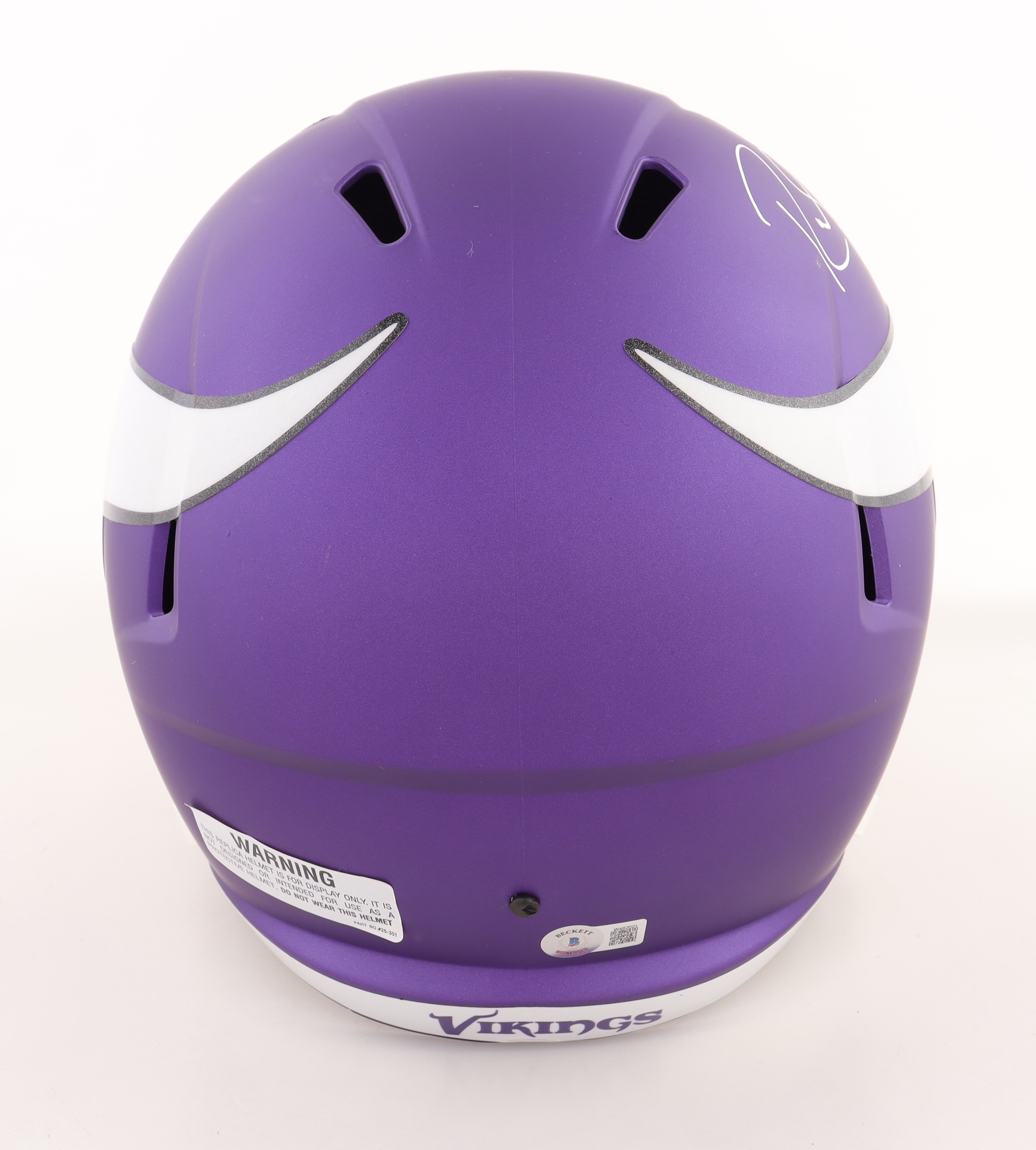 Randy Moss Signed Vikings Full-Size Speed Helmet (Beckett) at PristineAuction.com Randy Moss Signed Vikings Full-Size Speed Helmet (Beckett) at PristineAuction.com