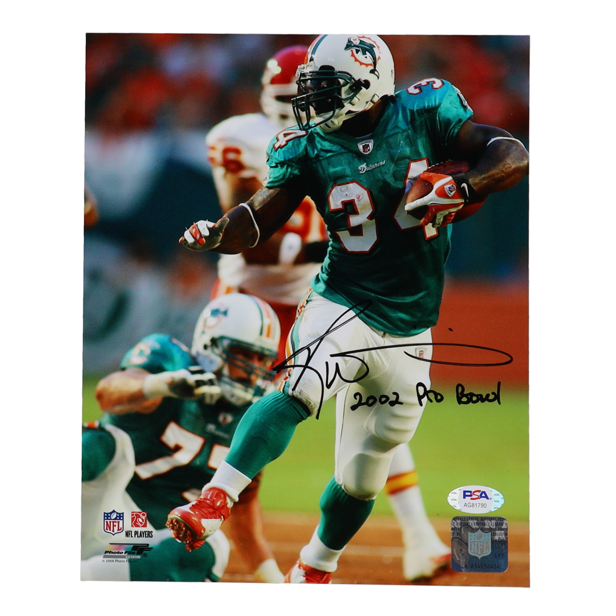 Ricky Williams Signed 8x10 Photo Inscribed "2002 Pro Bowl" (PSA) at PristineAuction.com Ricky Williams Signed 8x10 Photo Inscribed "2002 Pro Bowl" (PSA) at PristineAuction.com