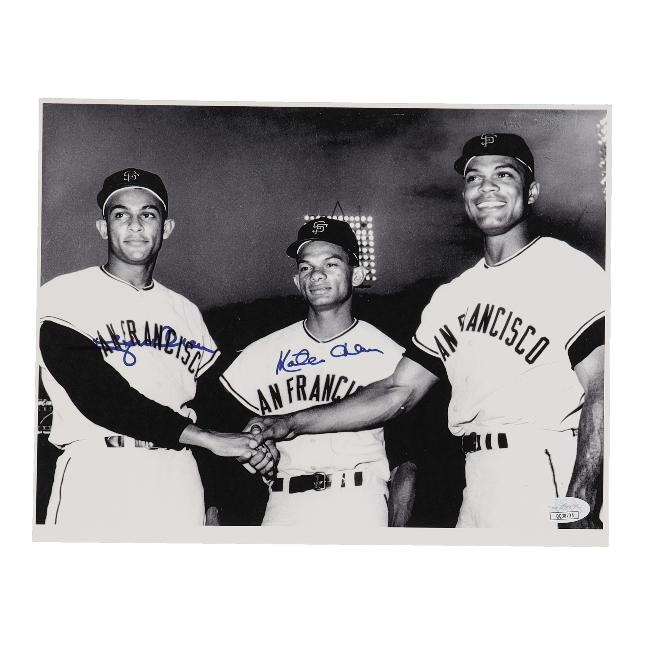 Matty Alou & Felipe Alou Signed Giants 8x10 Photo (JSA) at PristineAuction.com Matty Alou & Felipe Alou Signed Giants 8x10 Photo (JSA) at PristineAuction.com