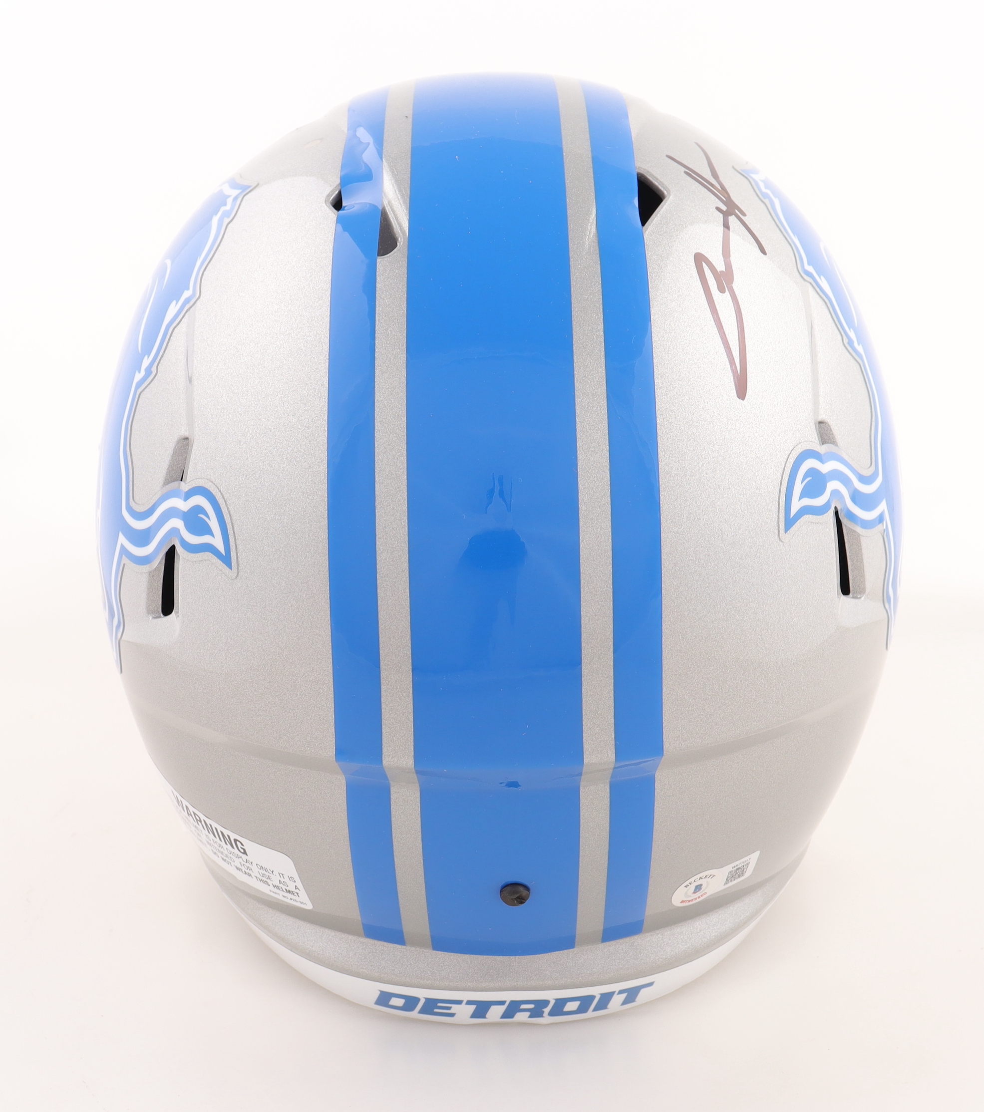 Aidan Hutchinson Signed Lions Full-Size Speed Helmet (Beckett) at PristineAuction.com Aidan Hutchinson Signed Lions Full-Size Speed Helmet (Beckett) at PristineAuction.com