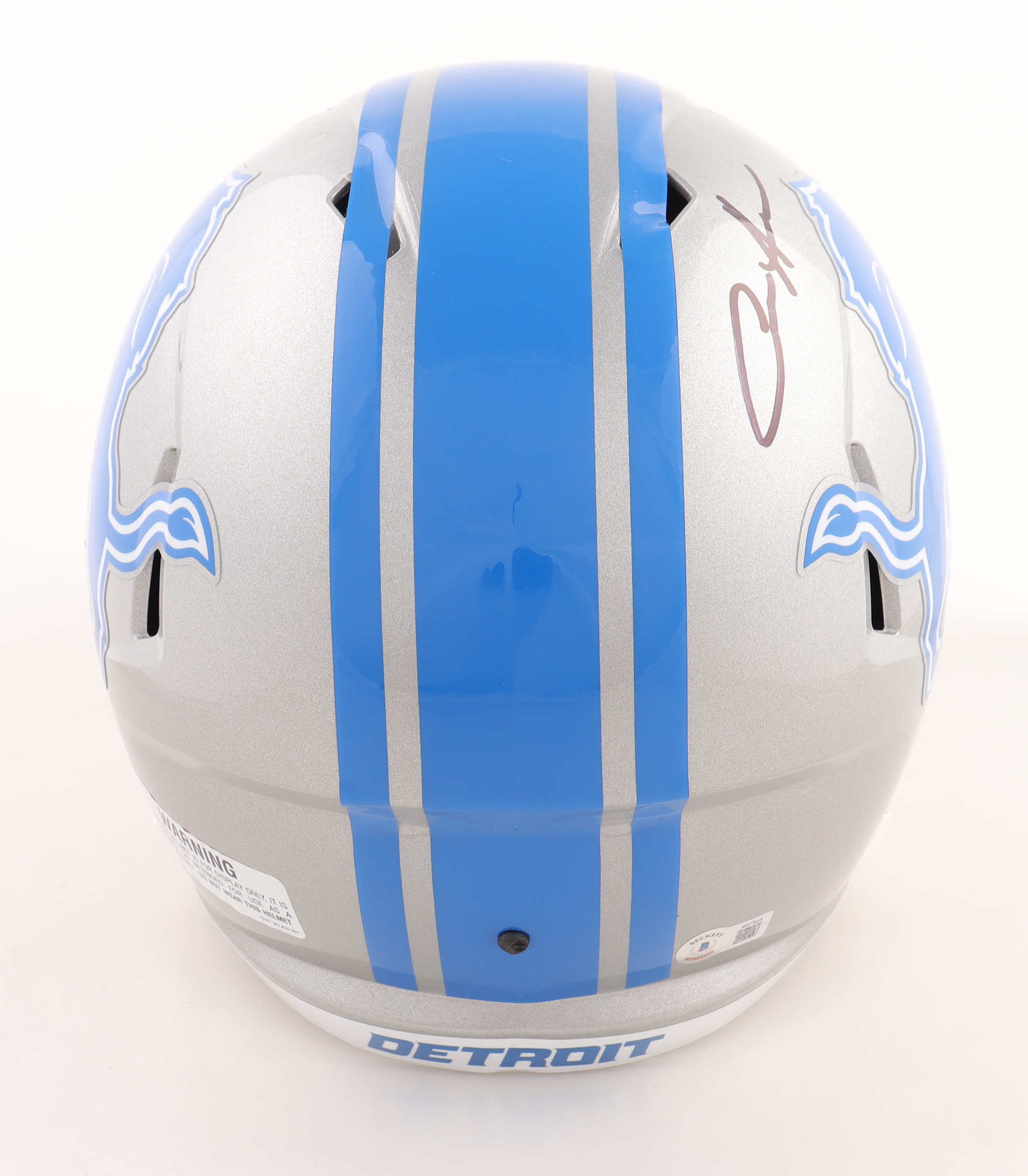 Aidan Hutchinson Signed Lions Full-Size Speed Helmet (Beckett) at PristineAuction.com Aidan Hutchinson Signed Lions Full-Size Speed Helmet (Beckett) at PristineAuction.com