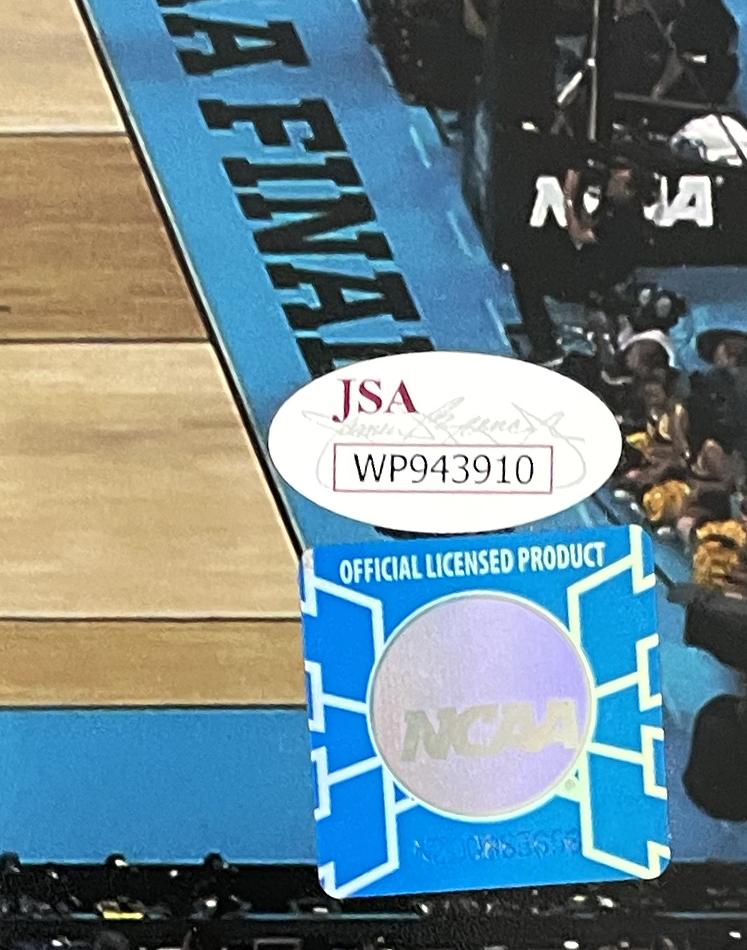 2018 Villanova Wildcats NCAA Final Four 16x20 Photo Team-Signed by (5) with Mikal Bridges, Jalen Brunson, Tom Leibig (JSA) at PristineAuction.com 2018 Villanova Wildcats NCAA Final Four 16x20 Photo Team-Signed by (5) with Mikal Bridges, Jalen Brunson, Tom Leibig (JSA) at PristineAuction.com