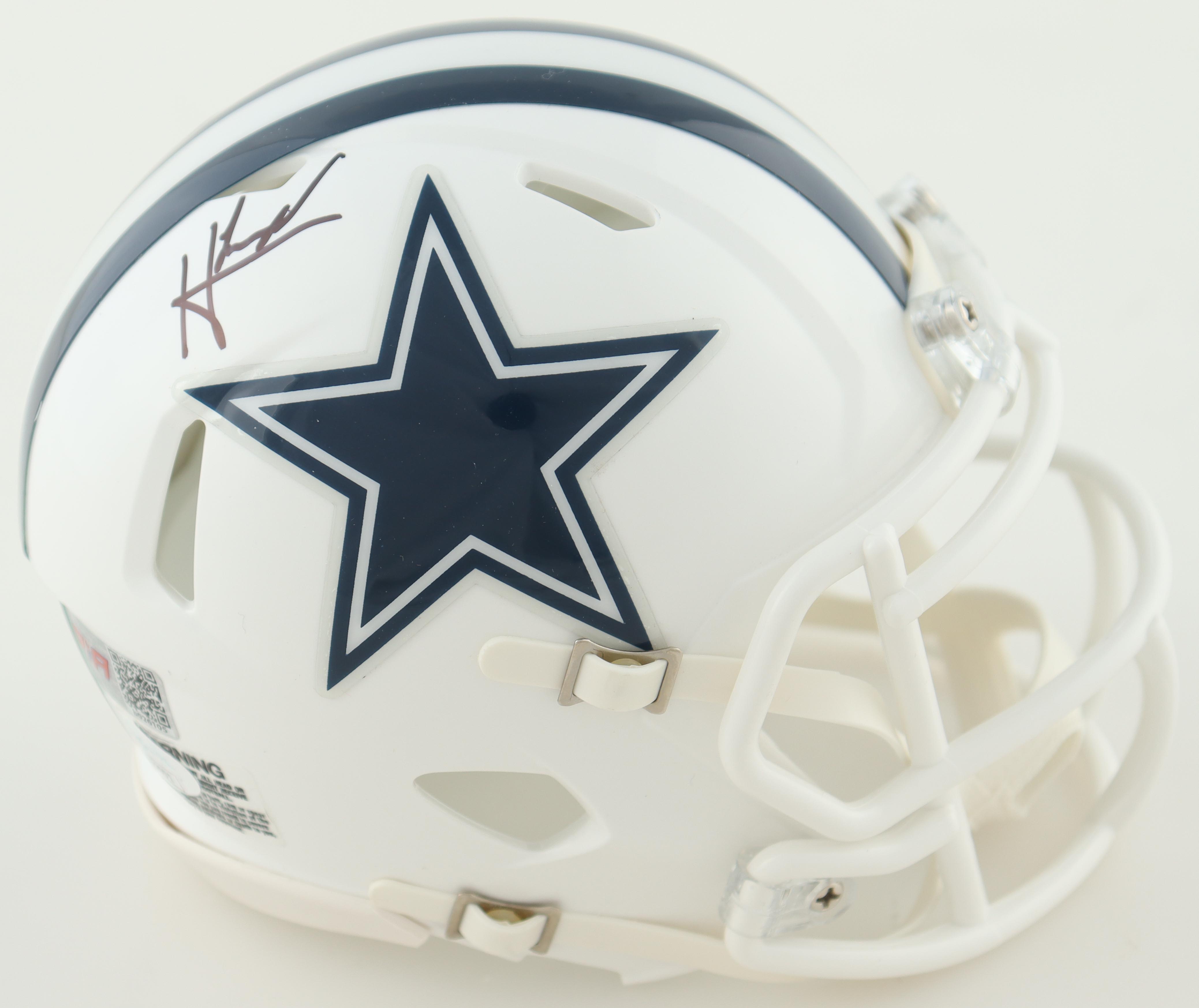 Hunter Leupke Signed Cowboys Throwback Speed Mini Helmet (JSA & PIA) at PristineAuction.com Hunter Leupke Signed Cowboys Throwback Speed Mini Helmet (JSA & PIA) at PristineAuction.com