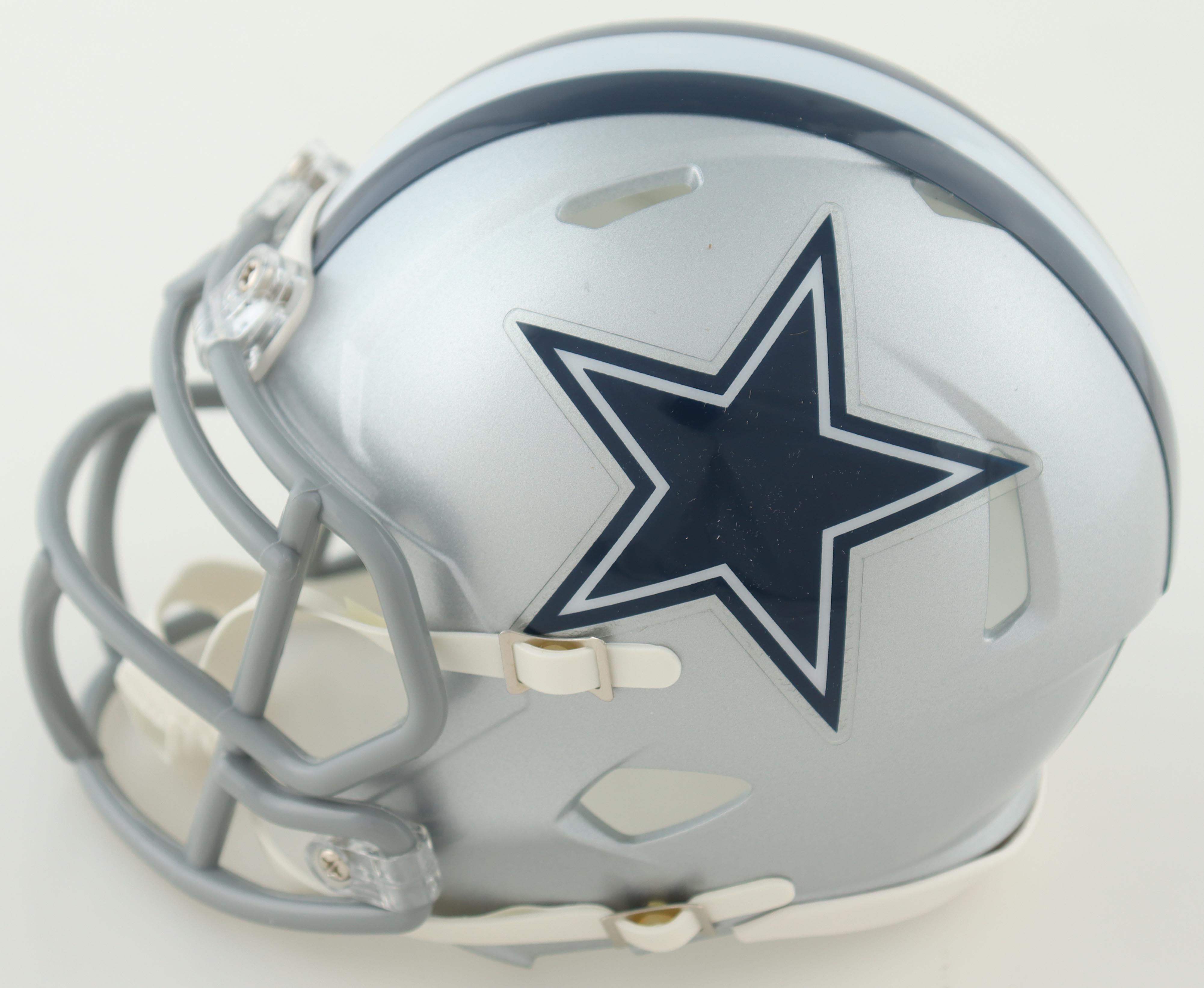 Hunter Leupke Signed Cowboys Speed Mini Helmet (JSA & PIA) at PristineAuction.com Hunter Leupke Signed Cowboys Speed Mini Helmet (JSA & PIA) at PristineAuction.com