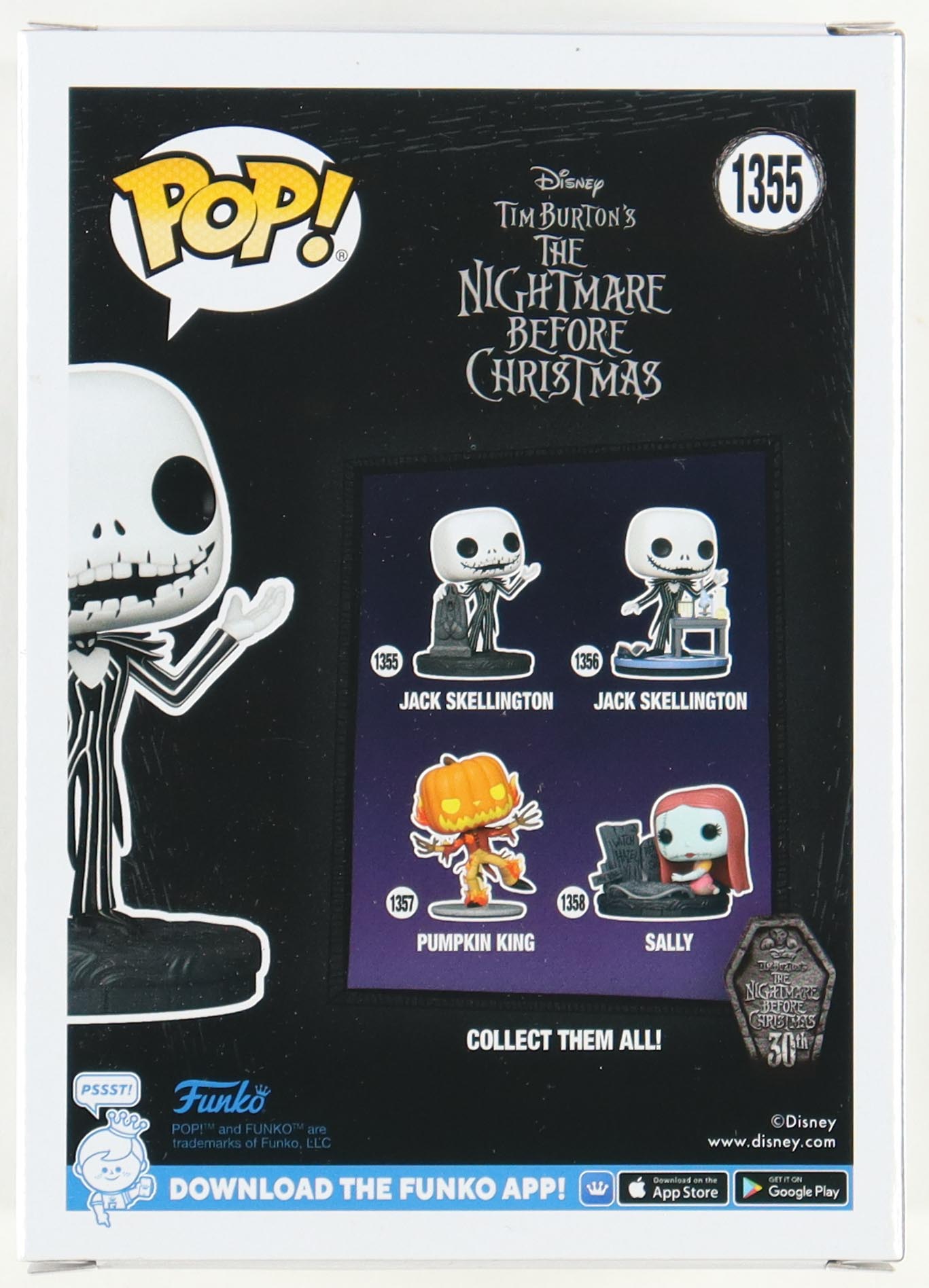Chris Sarandon Signed Jack Skellington Funko Pop! #1355 Vinyl Figure Inscribed "Jack" (PA) at PristineAuction.com Chris Sarandon Signed Jack Skellington Funko Pop! #1355 Vinyl Figure Inscribed "Jack" (PA) at PristineAuction.com