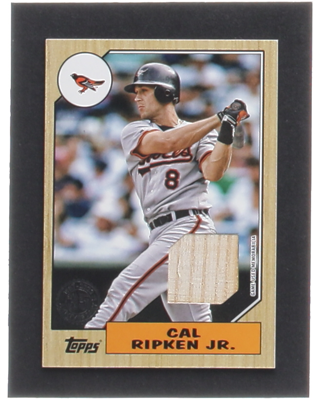 Cal Ripken Jr. 2022 Topps '87 Topps Relics #87RCR at PristineAuction.com Cal Ripken Jr. 2022 Topps '87 Topps Relics #87RCR at PristineAuction.com