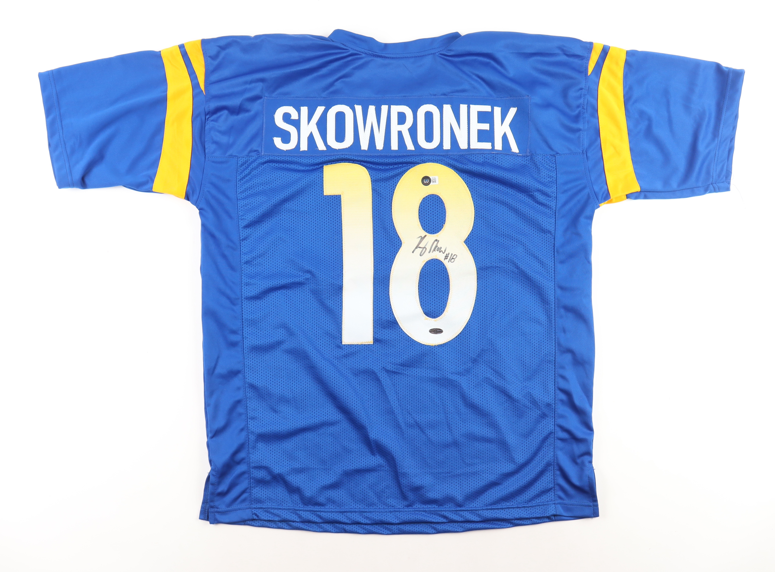 Ben Skowronek Signed Jersey (Beckett & Playball Ink) at PristineAuction.com Ben Skowronek Signed Jersey (Beckett & Playball Ink) at PristineAuction.com