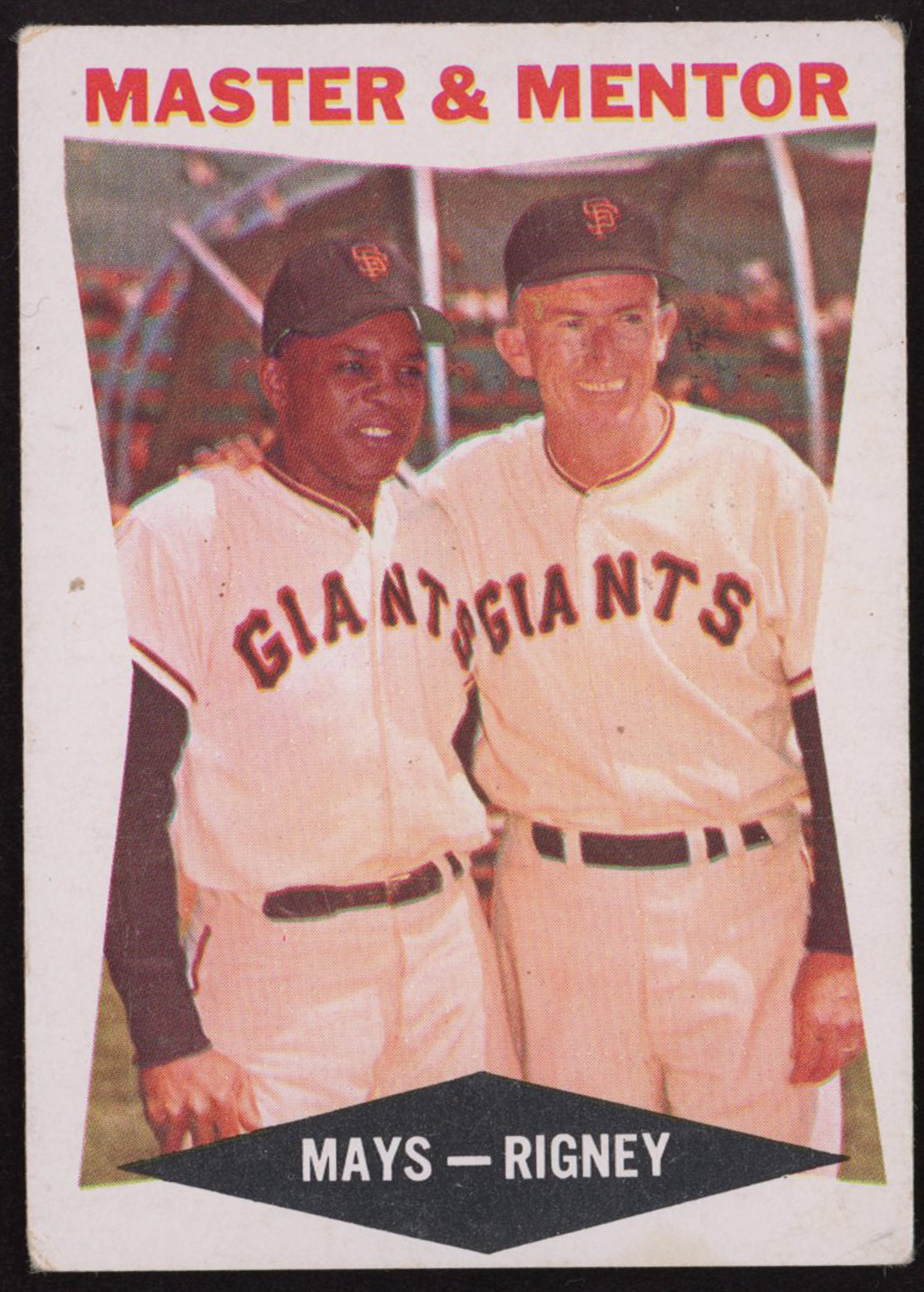 Willie Mays / Bill Rigney MG 1960 Topps #7 Master and Mentor at PristineAuction.com Willie Mays / Bill Rigney MG 1960 Topps #7 Master and Mentor at PristineAuction.com