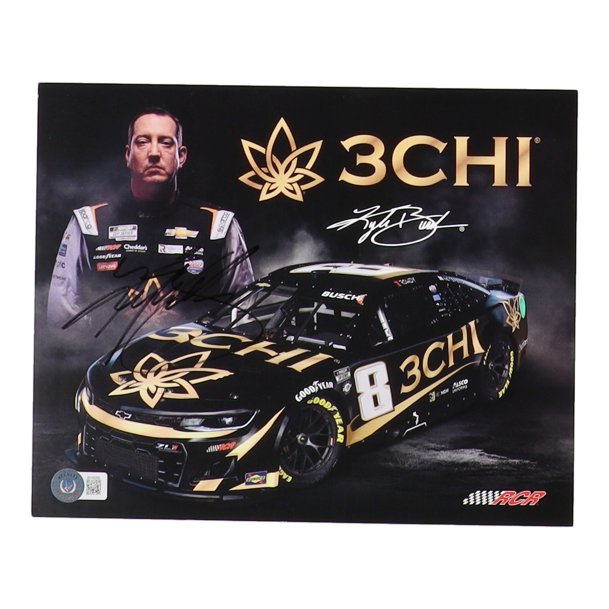 Kyle Busch Signed NASCAR 8x10 Photo (Beckett) at PristineAuction.com Kyle Busch Signed NASCAR 8x10 Photo (Beckett) at PristineAuction.com