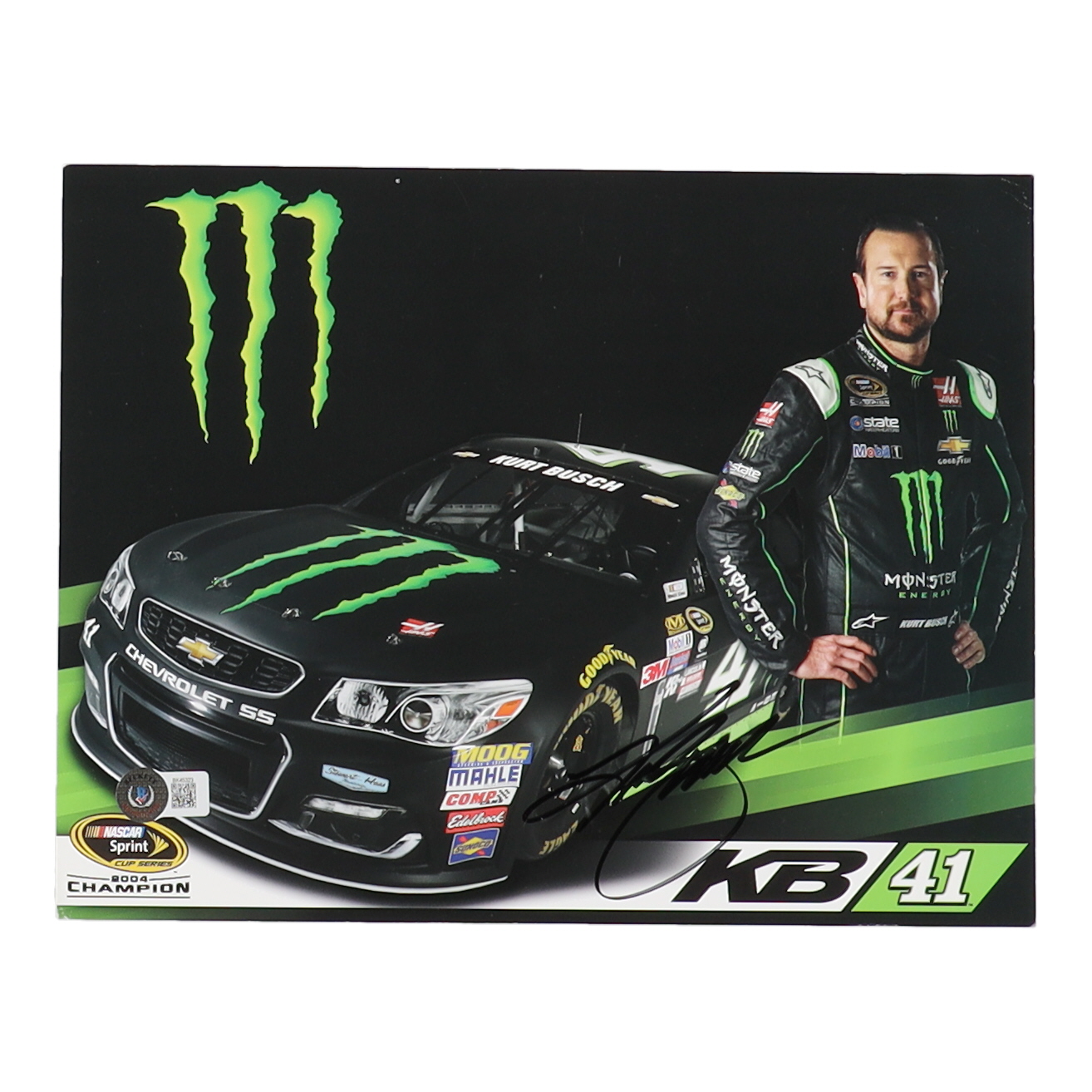 Kyle Busch Signed NASCAR 8x10 Photo (Beckett) at PristineAuction.com Kyle Busch Signed NASCAR 8x10 Photo (Beckett) at PristineAuction.com