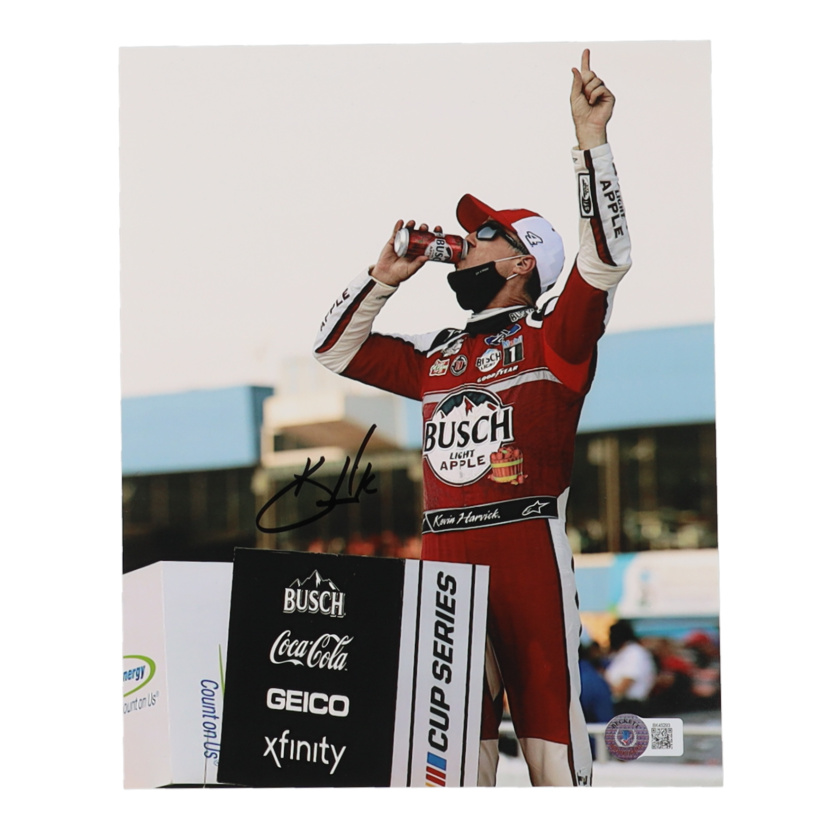 Kevin Harvick Signed NASCAR 8x10 Photo (Beckett) at PristineAuction.com Kevin Harvick Signed NASCAR 8x10 Photo (Beckett) at PristineAuction.com