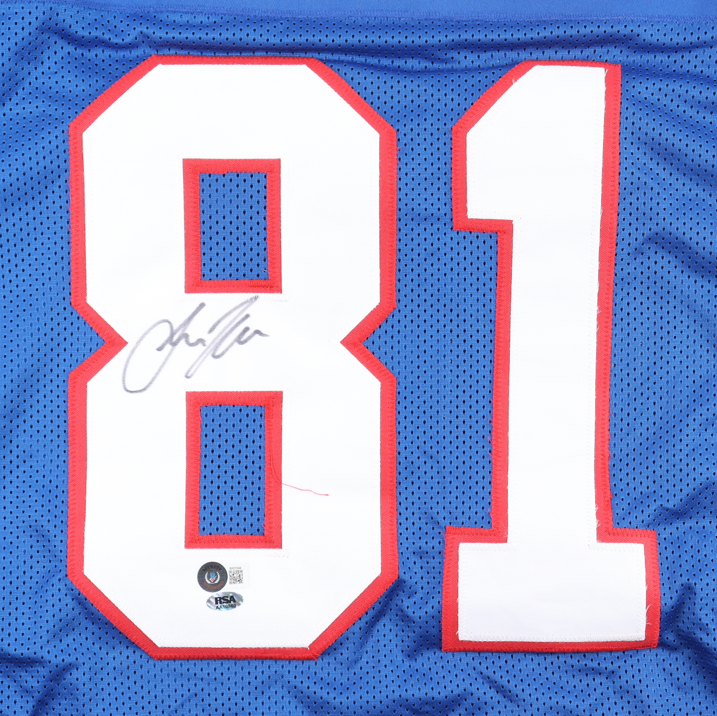 Amani Toomer Signed Jersey (Beckett & RSA) at PristineAuction.com Amani Toomer Signed Jersey (Beckett & RSA) at PristineAuction.com